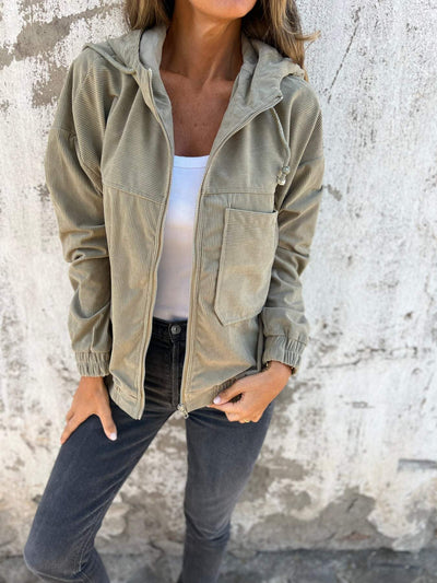 Tova Veste Femme – Douce avec Capuche, Décontractée et Élégante-2