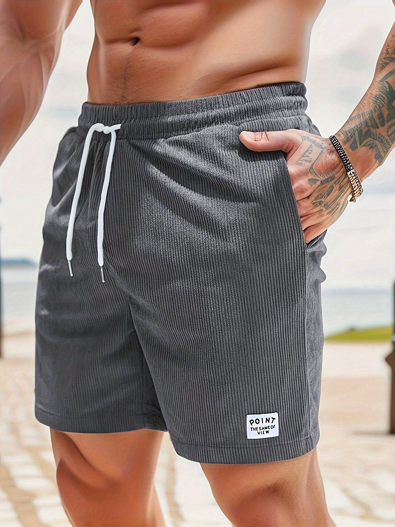 Variant image for Zachary | Short Pour Hommes Décontracté en Polyester-26