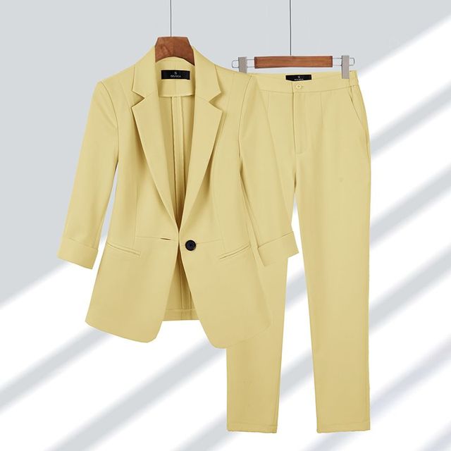 Noele | Ensemble pantalon et blazer élégant