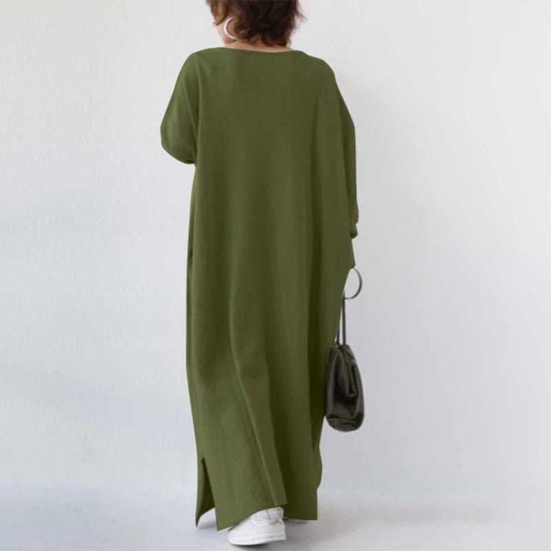 Julia | Robe longue à manches longues