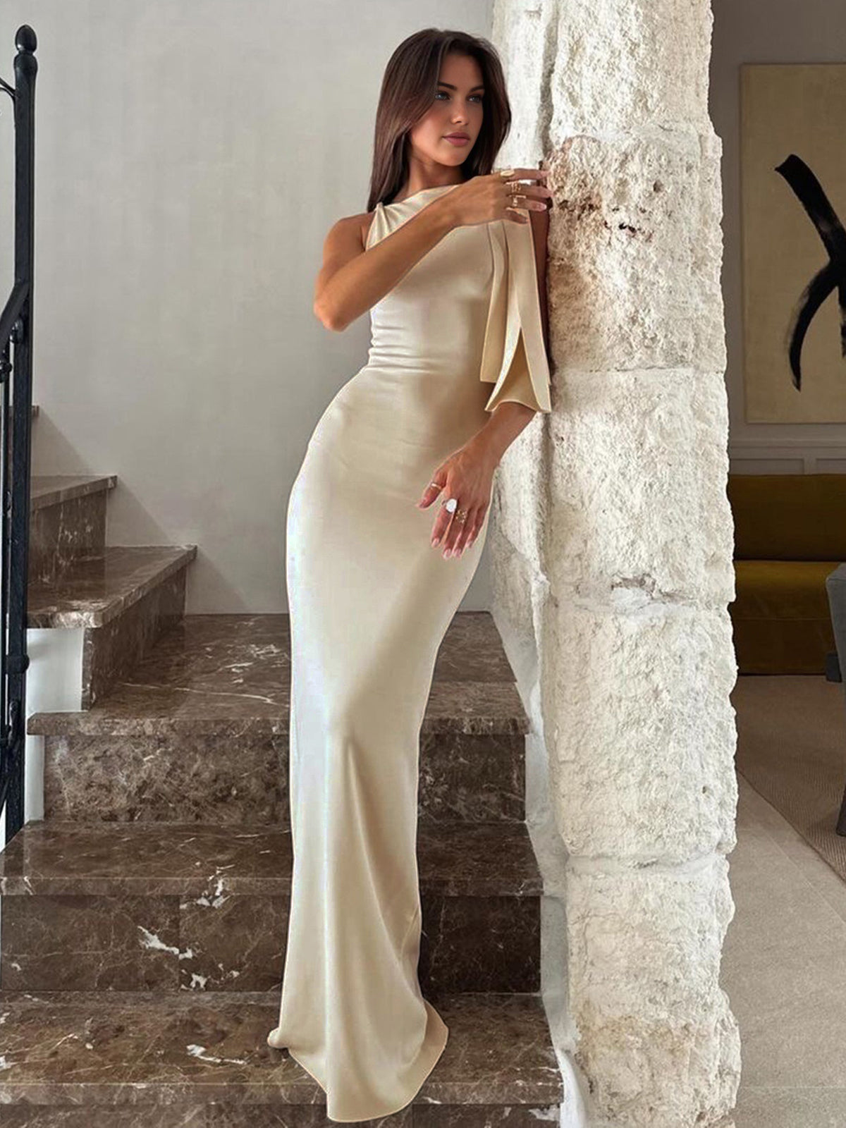 Mathila | Robe longue sans manches