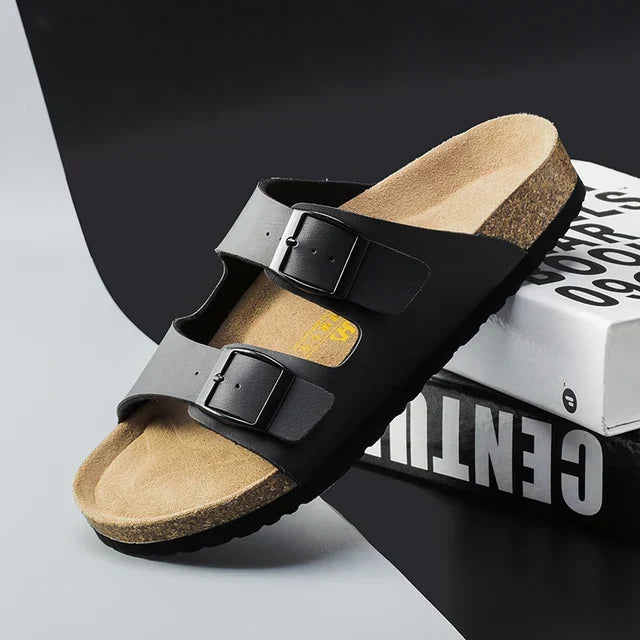 Sandales - Cuir Ergonomiques Confortables-1