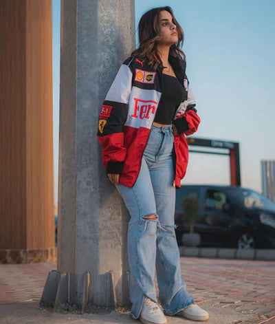 Eloise | Vintage Racer Jacket