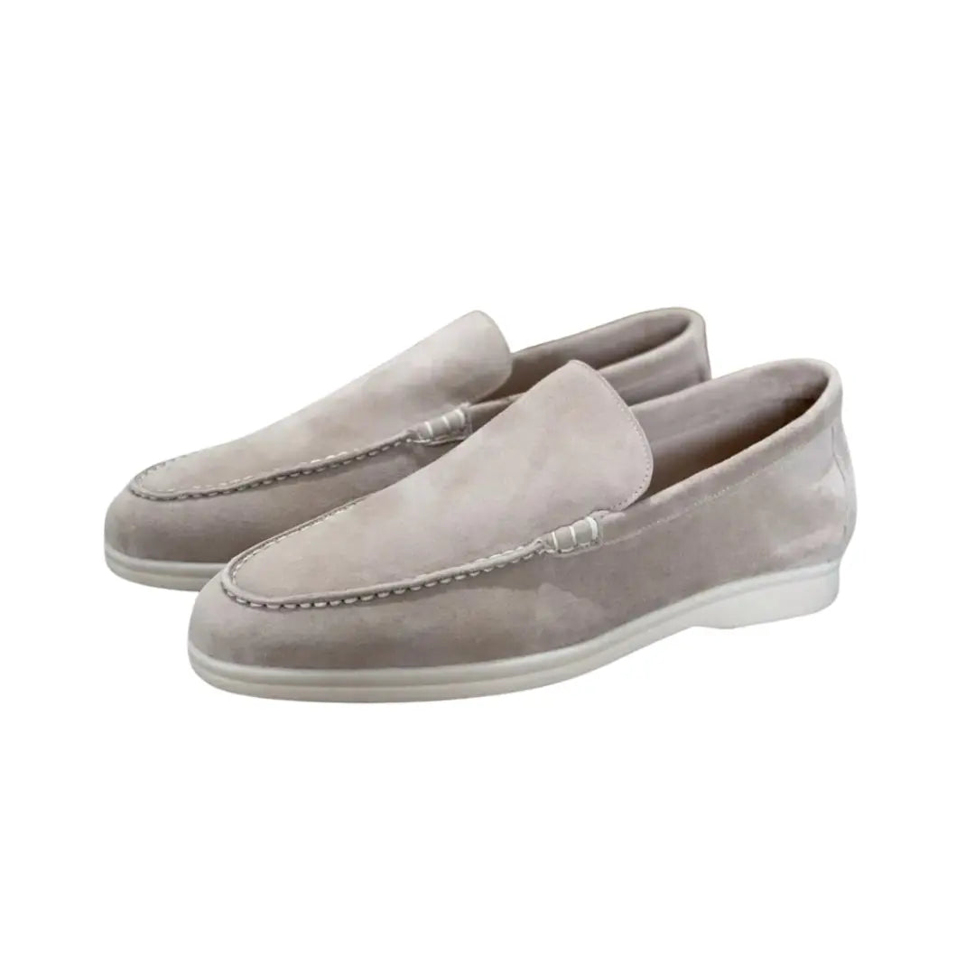 Essential Old Money Suede Loafers - Cross & Crown Cross Crown