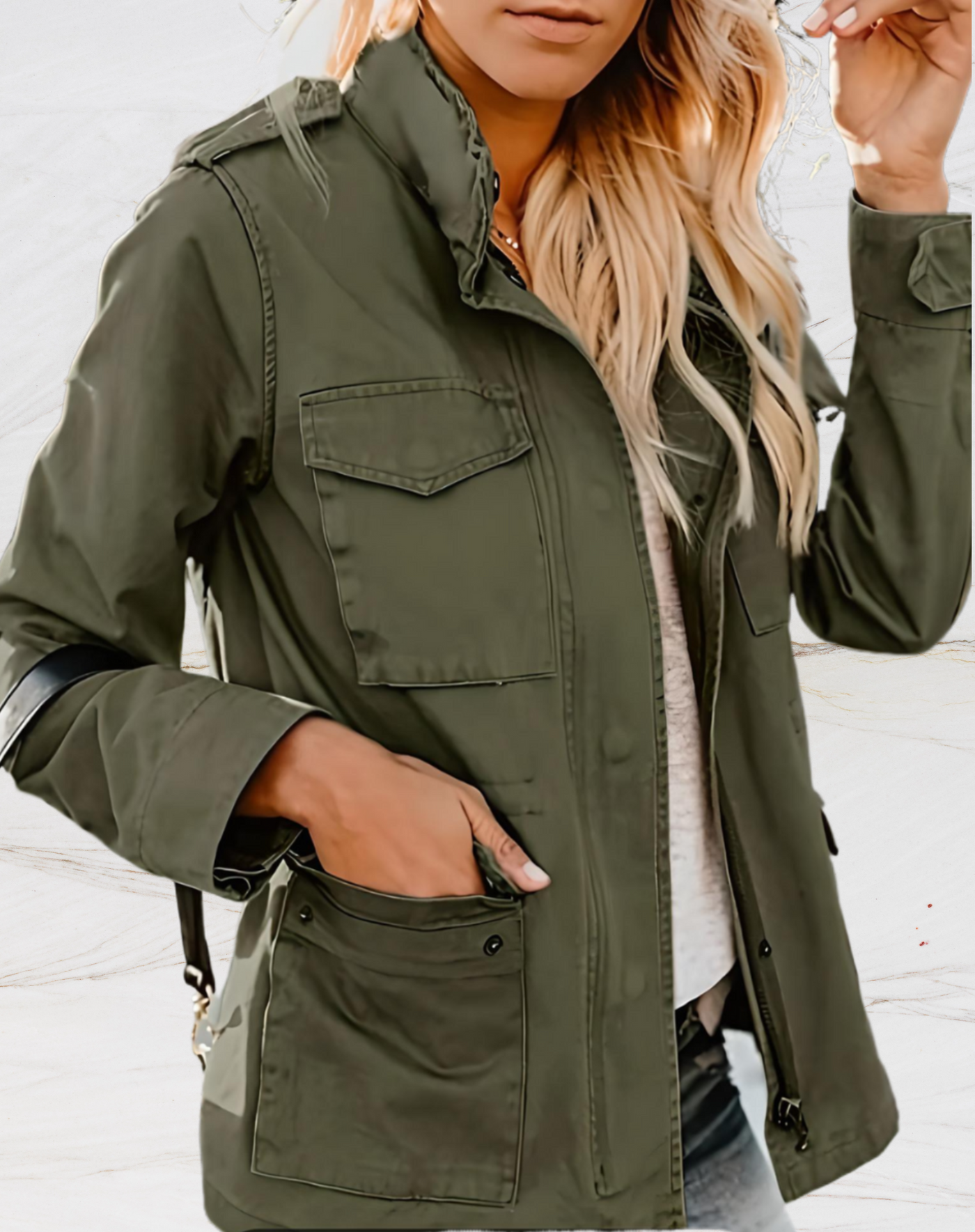 Maëlle | Veste de style militaire