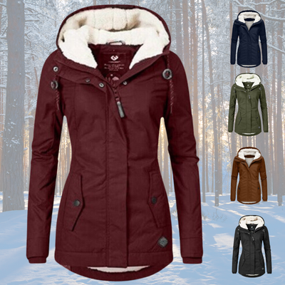 Sylvie | Veste Sherpa en coton chaud