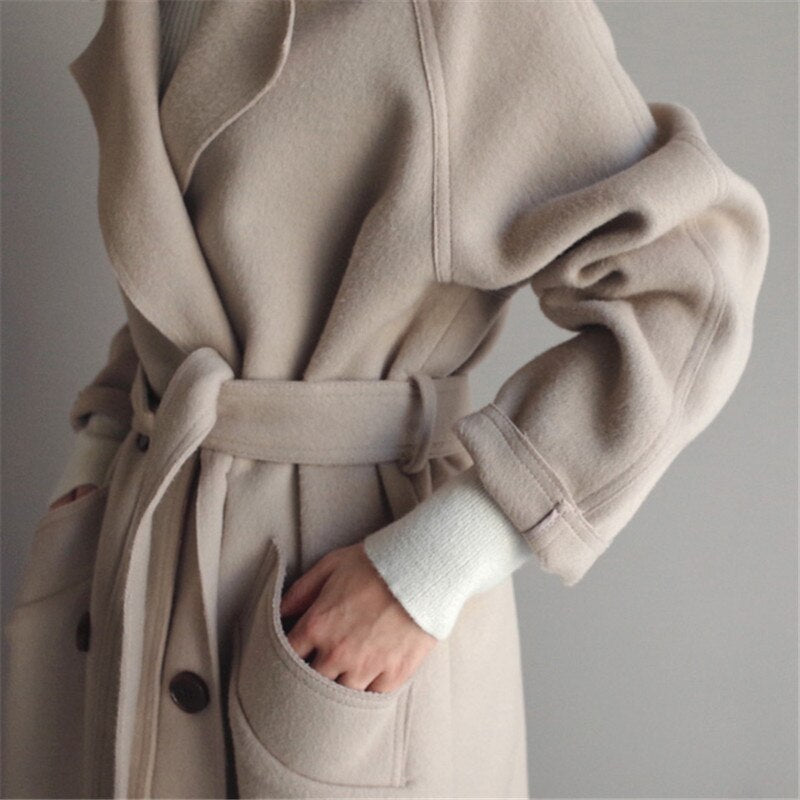 Erika | Manteau de laine élégant