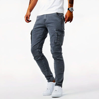 Variant image for Pablo Pantalon Cargo Homme – Denim Élastique, Confortable et Polyvalent-1