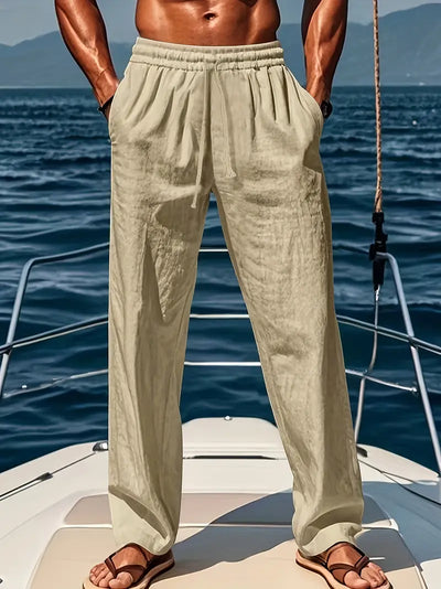 Linéa | Pantalon en Lin Masculin Confortable et Élégant-4