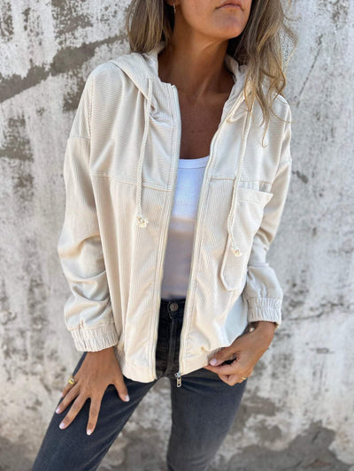 Tova Veste Femme – Douce avec Capuche, Décontractée et Élégante-5