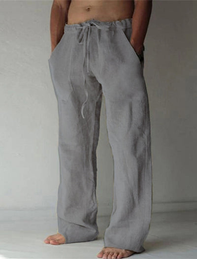 Variant image for Pantalon Homme - Pantalon En Lin Décontracté-57