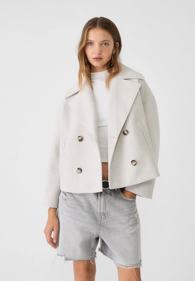 Variant image for Veste Femme - Élégante Double Boutonnage-1