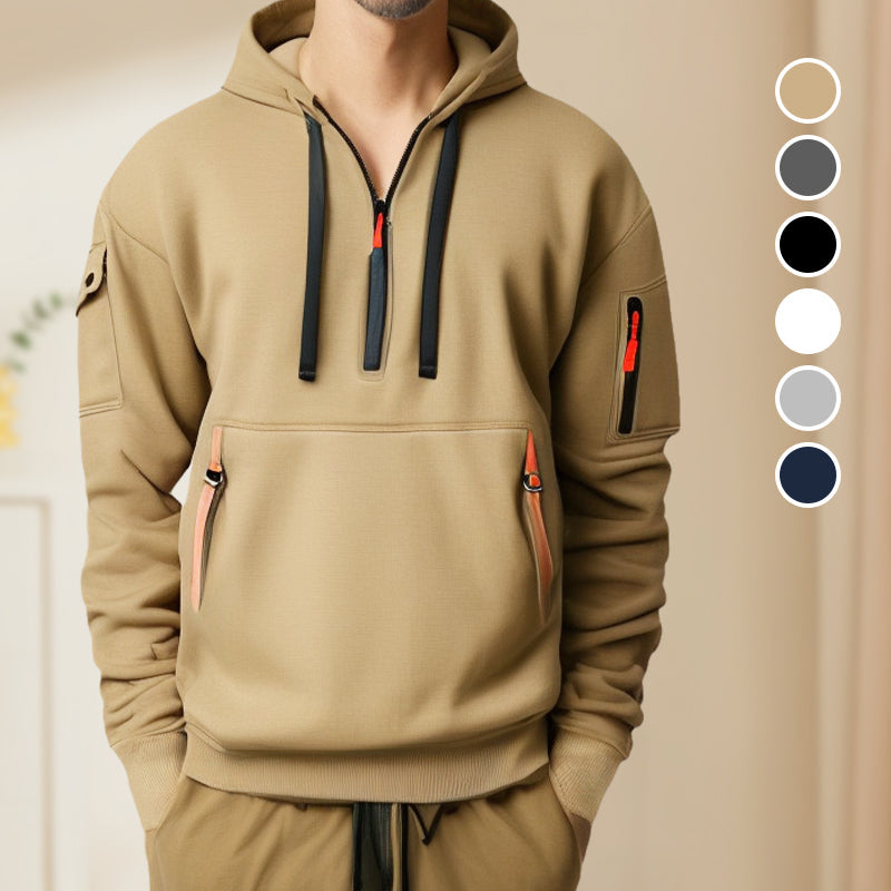 Felix | Demi-zip Sweat à capuche